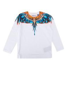 Marcelo Burlon | Marcelo Burlon County Of Milan Kids Wings Printed Long Sleeve T-Shirt商品图片,7.5折起