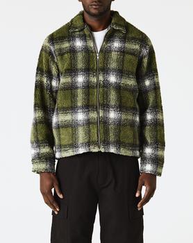 推荐Shadow Plaid Sherpa Zip Shirt商品