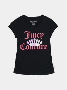 Juicy Couture | Girls Sequin Crown T-Shirt商品图片,