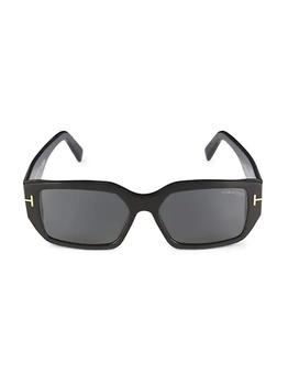 tom ford墨镜推荐, Tom Ford | 56MM Square Sunglasses商品图片 