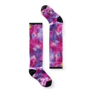 SmartWool | Ski Zero Cushion Tie-Dye Print Over-the-Calf Socks (Little Kids/Big Kids) 