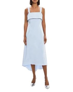 Theory | Layered Linen Midi Dress 2.9折