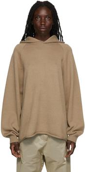 essentials hoodie多少钱, Essentials | Tan Polyester Hoodie商品图片 