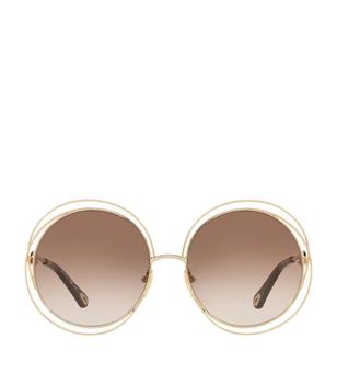 chloe太阳镜怎么样, Chloé | Round Carlina Sunglasses商品图片 