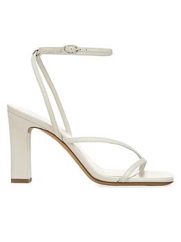 加拿大vince鞋, Vince | Qiana Strappy Leather Sandals商品图片 7折起