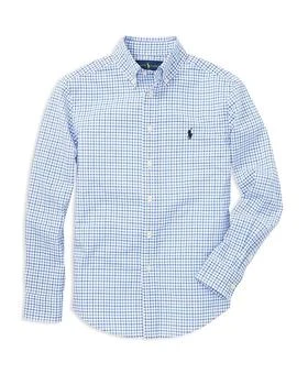 Ralph Lauren | Ralph Lauren Boys' Windowpane Check Button-Down Shirt - Little Kid, Big Kid,商家Bloomingdale's,价格¥405