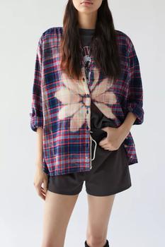 Urban Renewal | Urban Renewal Remade Bleach Flower Flannel Shirt商品图片,1件9.5折, 一件九五折