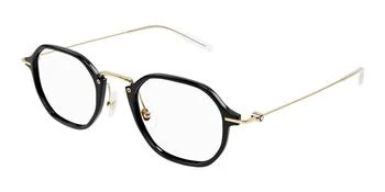 MontBlanc | Demo Geometric Men's Eyeglasses MB0296O 001 50,商家Jomashop,价格¥1096