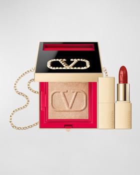 Valentino | Limited Edition Go-Clutch Highlighter and Mini Lipstick商品图片,