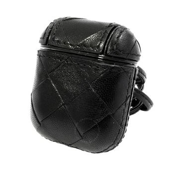 Bottega Veneta | Black Intrecciato Airpod Case,商家Jomashop,价格¥665