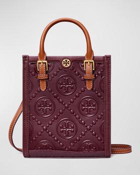 Tory Burch托特包, Tory Burch | Mini T Monogram Patent Leather North-South Tote Bag商品图片 