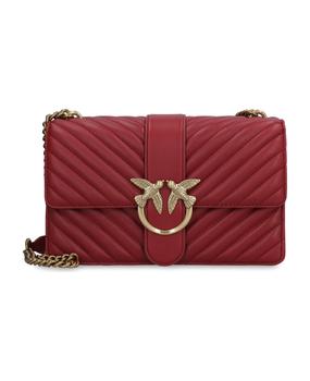 pinko邮差包女包, PINKO | Classic Love Icon Quilted Leather Crossbody Bag商品图片 