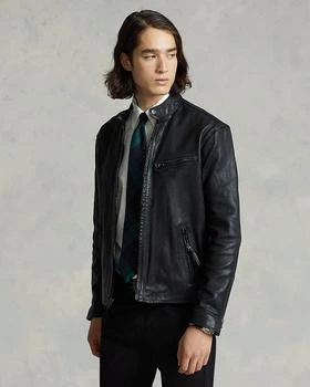 Ralph Lauren | Lambskin Leather Café Racer Jacket,商家Bloomingdale's,价格¥3973