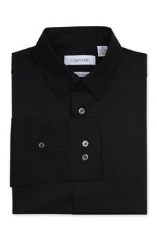 Calvin Klein | Kids' Solid Long Sleeve Slim Fit Shirt 5.5折