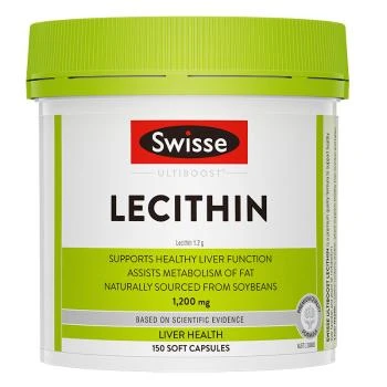 推荐Swisse Lecithin 卵磷脂1200mg护肝降三高150粒商品