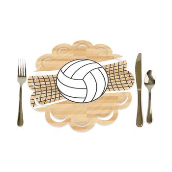 商品Big Dot of Happiness | Bump, Set, Spike - Volleyball - Baby Shower or Birthday Party Round Table Decorations - Paper Chargers - Place Setting For 12,商家Macy's,价格¥115图片