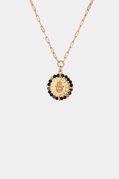 商品Charged | Onyx Beaded Pendant Necklace,商家Lord & Taylor,价格¥383图片
