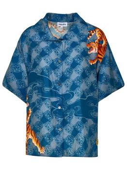 Kenzo | Kenzo Zodiac Tiger Printed Short Sleeved Shirt商品图片,6.8折