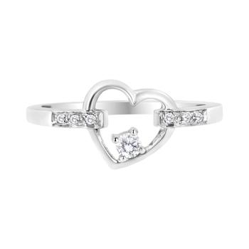 推荐Haus of Brilliance Heart Ring Ladies jewelry & cufflinks 004306R700商品