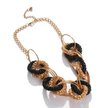 SOHI | Gold-toned  Black Gold-plated Necklace,商家Premium Outlets,价格¥261