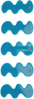 商品Repose AMS | Five-Pack Kids Blue Wavy Clips,商家SSENSE,价格¥254图片