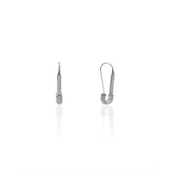 OMA THE LABEL | Eseosa Earring in White Gold- Plated Brass,商家Macy's,价格¥382