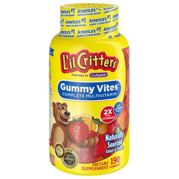 L'il Critters儿童复合维生素软糖 190粒,价格$18.99