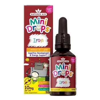 Natures Aid | Natures Aid -  Iron Drops (with Vitamin C, B12 & Folic Acid) (50ml),商家Unineed,价格¥151
