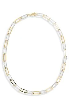 Nordstrom | Two-Tone Paper Clip Chain Necklace,商家Nordstrom Rack,价格¥95