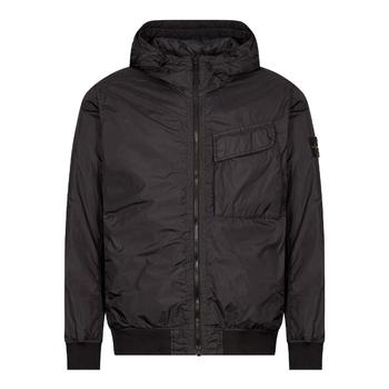 推荐Stone Island Garment Dyed Crinkle Reps Jacket - Black商品