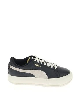 Puma | Black And White Leather Sneakers 5.9折, 独家减免邮费