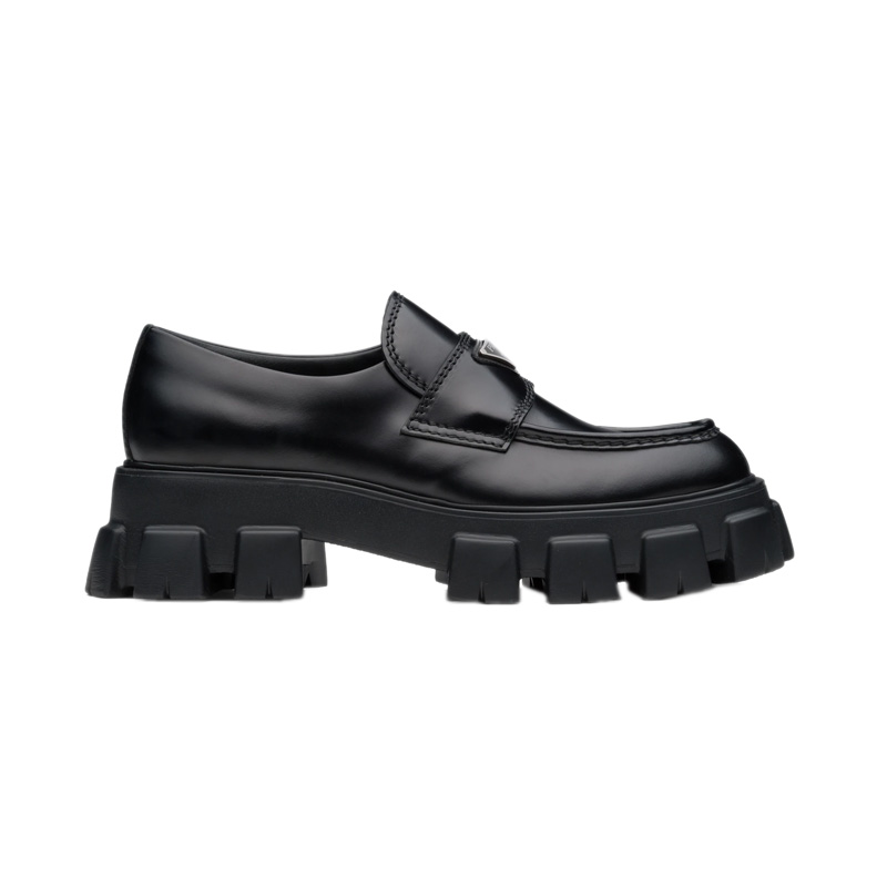 商品Prada | PRADA 黑色男士乐福鞋 2DE129-B4L-F0002,商家Beyond Chinalux,价格¥7624图片