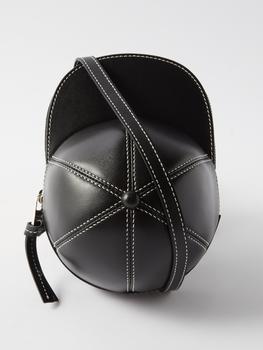 推荐Cap midi leather cross-body bag商品