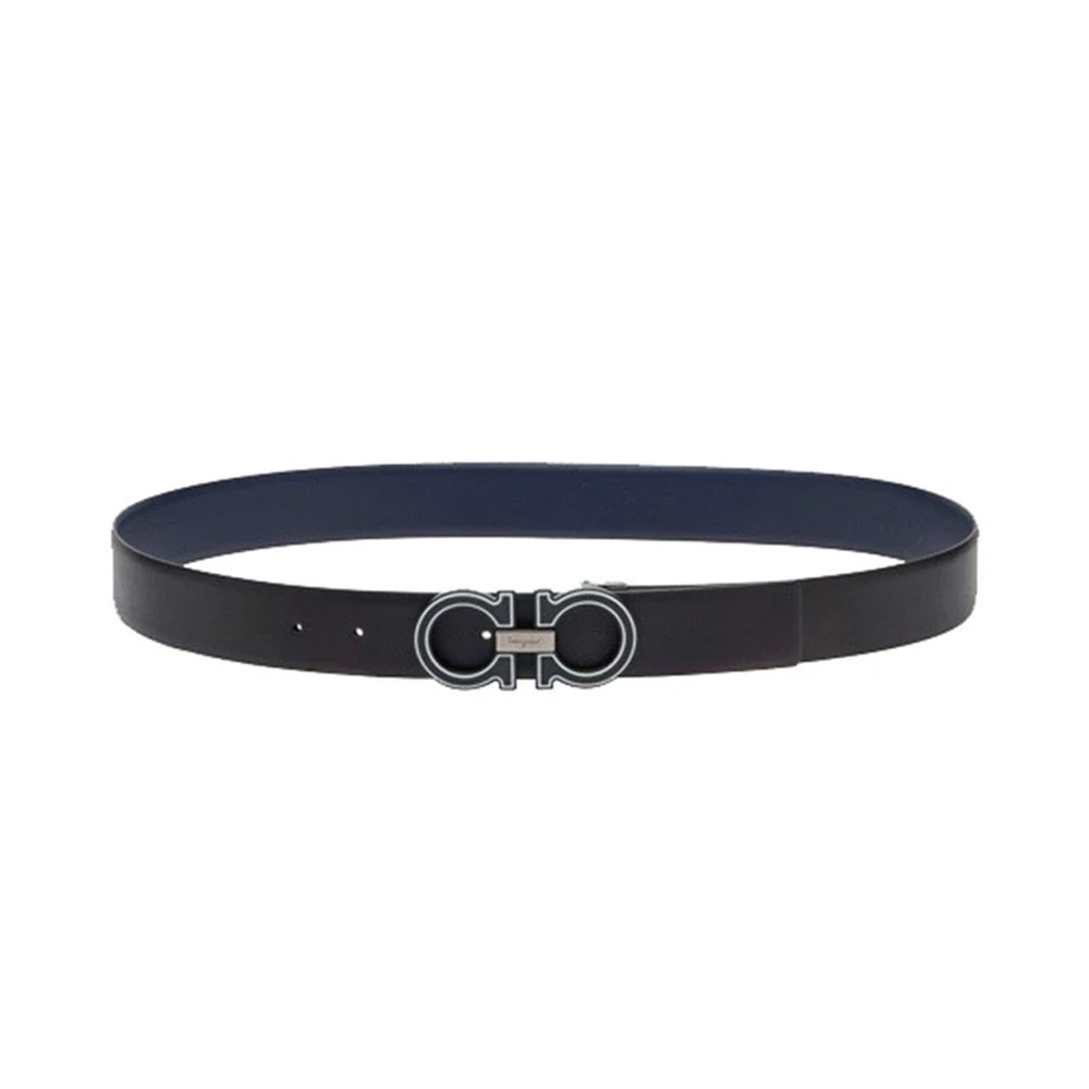 真皮菲拉格慕腰带, Salvatore Ferragamo | SALVATORE FERRAGAMO 男黑色男士腰带 67-0028-742640【包装随机，部分无包装盒】商品图片 独家减免邮费