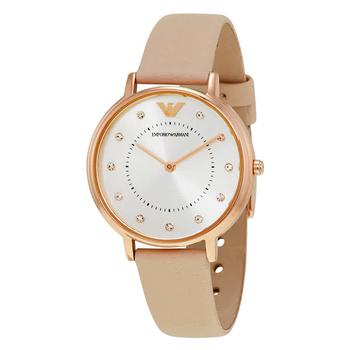 product Emporio Armani Quartz Crystal White Mother of Pearl Dial Ladies Watch AR2510 image