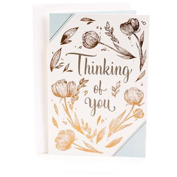 商品Hallmark | Thinking of You Card (Brighten Your Day Flower Pattern),商家Walgreens,价格¥39图片