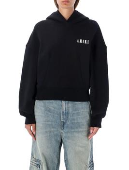 amiri衬衫, AMIRI | Amiri Logo Printed Cropped Hoodie商品图片 8.2折