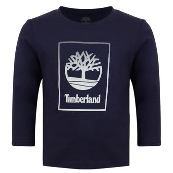 Timberland | Baby Boys Navy Gradient Logo Print T Shirt商品图片,额外7.5折, 额外七五折