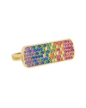 Judith Leiber | Judith Leiber 14K Over Silver CZ Ring,商家Premium Outlets,价格¥902
