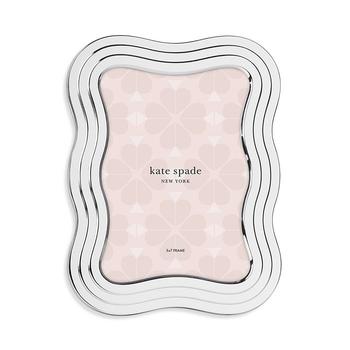 kate spade图片, Kate Spade | South Street Silver Wavy Frame, 5" x 7"商品图片 满$150享8.5折, 满折