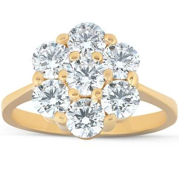 Pompeii3 | 2 Ct Diamond EX3 Lab Grown 14k Yellow Gold Engagement Ring,商家Premium Outlets,价格¥7368