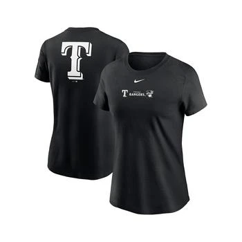 NIKE | Women's Black Texas Rangers Over Shoulder T-shirt 