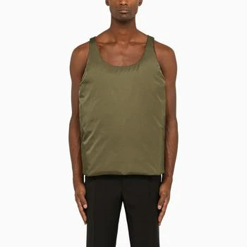 Prada | Military green padded Re-Nylon waistcoat 额外6.3折, 满$110享9折, 满折, 额外六三折