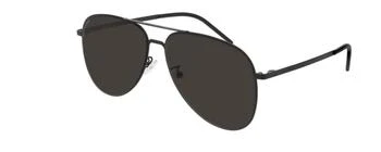 Yves Saint Laurent | Black Pilot Unisex Sunglasses CLASSIC 11 SLIM-002 60 4.7折, 满$200减$10, 满减