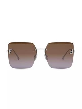 推荐Fendi First 59MM Square Sunglasses商品