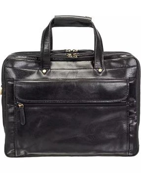 Mancini Leather Goods | Men's Triple Compartment Briefcase,商家Macy's,价格¥1104