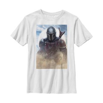 推荐Big Boys Mandalorian Warrior Poster Short Sleeve T-Shirt商品