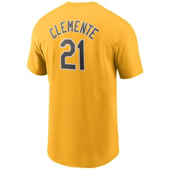 NIKE | Pittsburgh Pirates Men's Coop Roberto Clemente Name and Number Player T-Shirt商品图片,独家减免邮费