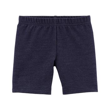 Carter's | Baby Girls Faux Denim Bike Shorts商品图片,3.7折