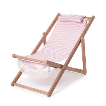 商品Business & Pleasure Sling Chair - Lauren's Pink Stripe,商家Coggles,价格¥1325图片